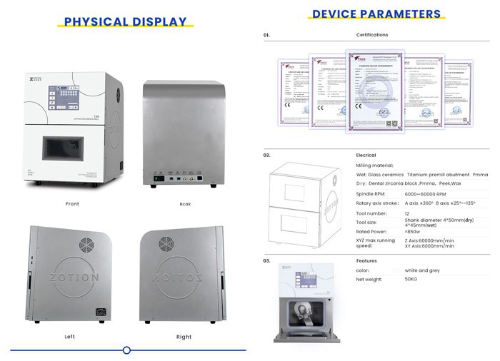dentistry zirconia Dental CAD CAM Milling Machine display dentistry zirconia Dental CAD CAM Milling Machine display
