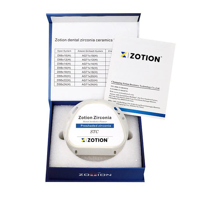Dental Lab Product Amann Girrbach Motion 2 Compatible Ceramic Zirconia Block