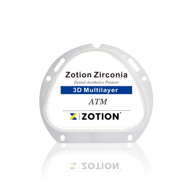 Zirconia Block 3D Multilayer Preshaded Block For Anterior Teeth